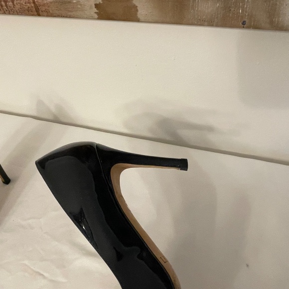 LK Bennett Floret Blue Patent Leather Pump -  size 6.5 (37) - Picture 6 of 8